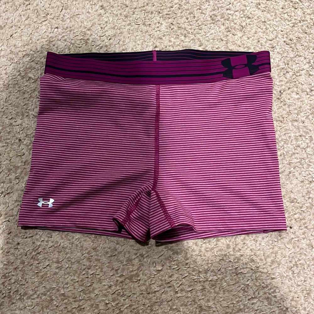 Womens large under Armour spandex shorts